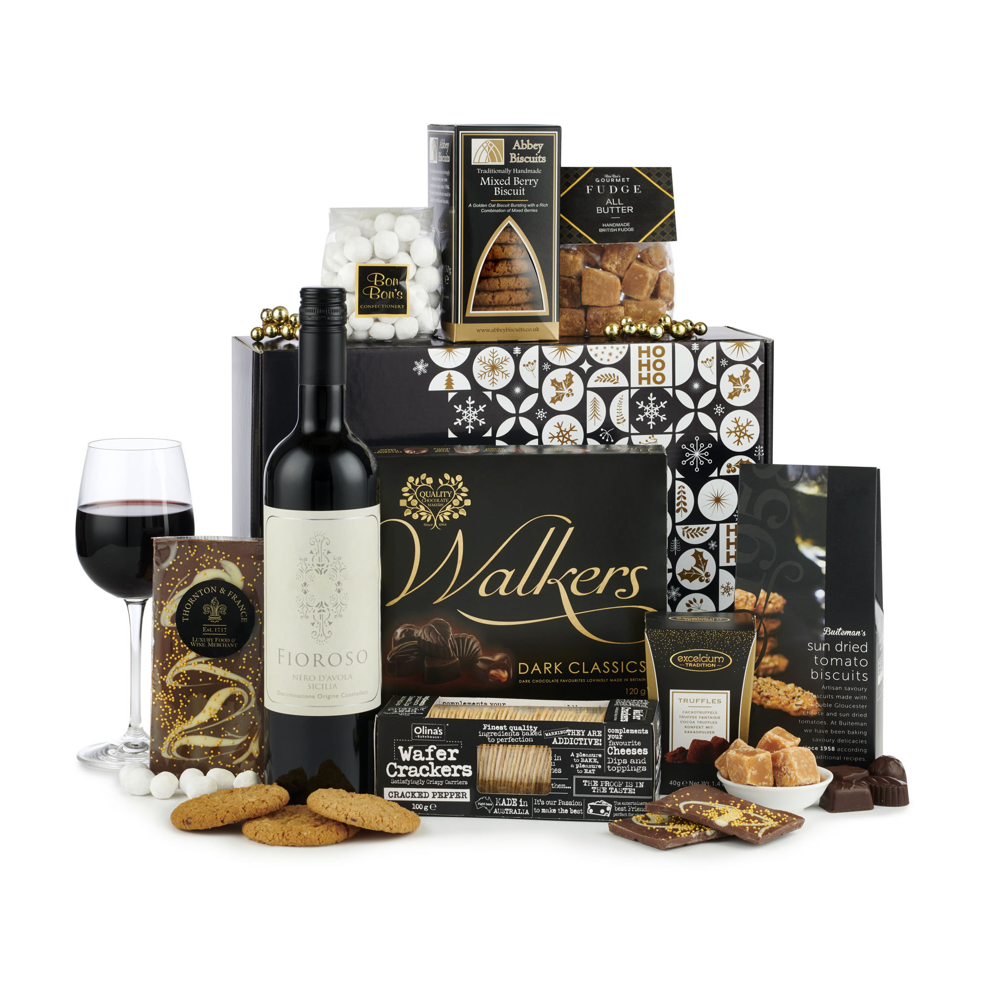 The Scrumptious Selection With Red Wine Gift Hamper
