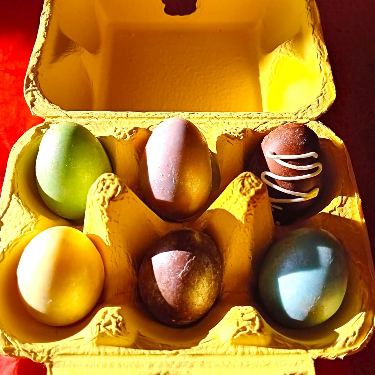 Handmade Mini Chocolate Eggs (Filled with Sweets! Vegan friendly