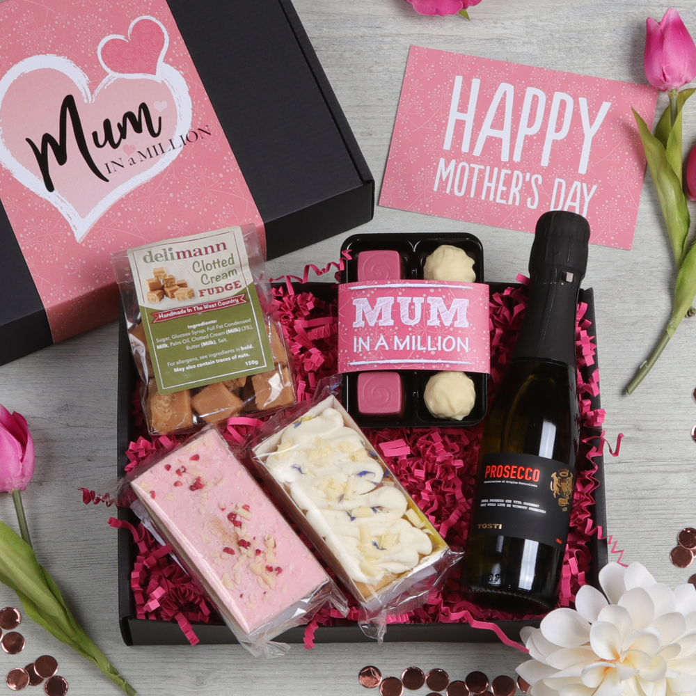 'Mum in a Million' Prosecco Afternoon Tea Gift For Mum - Yumbles.com
