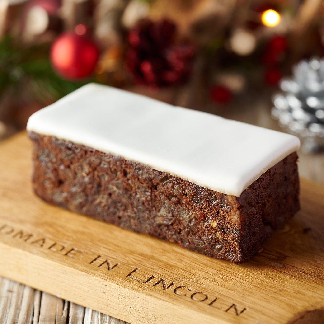 Icing Vegan Christmas Fruit Cake Festive Iced Fruit Cakes (Set Of 8)