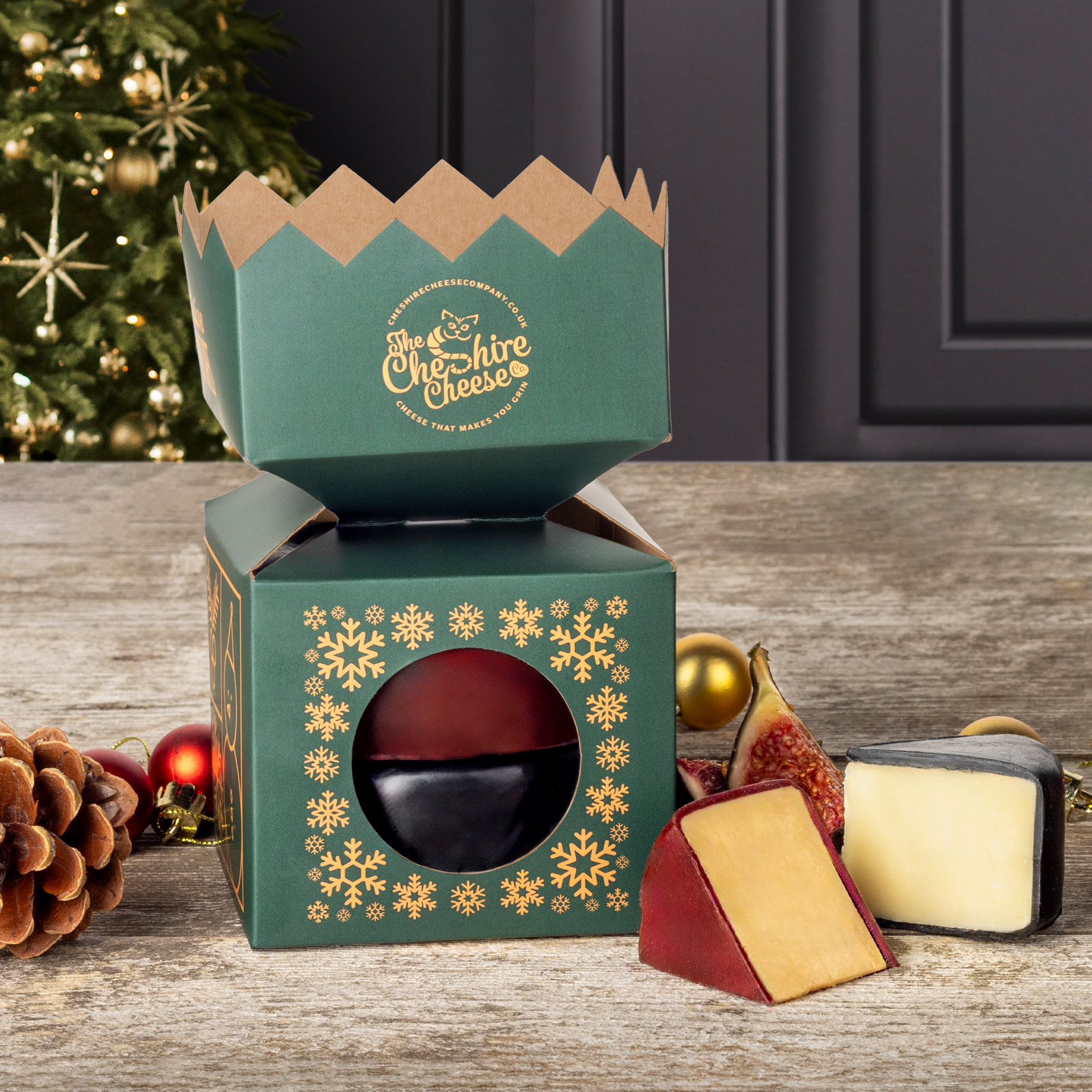 The Crackin' Christmas Cracker – Duo of Festive Cheese - Yumbles.com