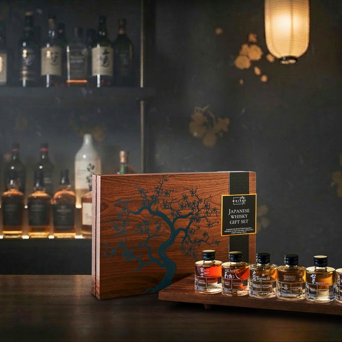 Premium Japanese Whisky Tasting Gift Set (6x30ml) - Yumbles.com