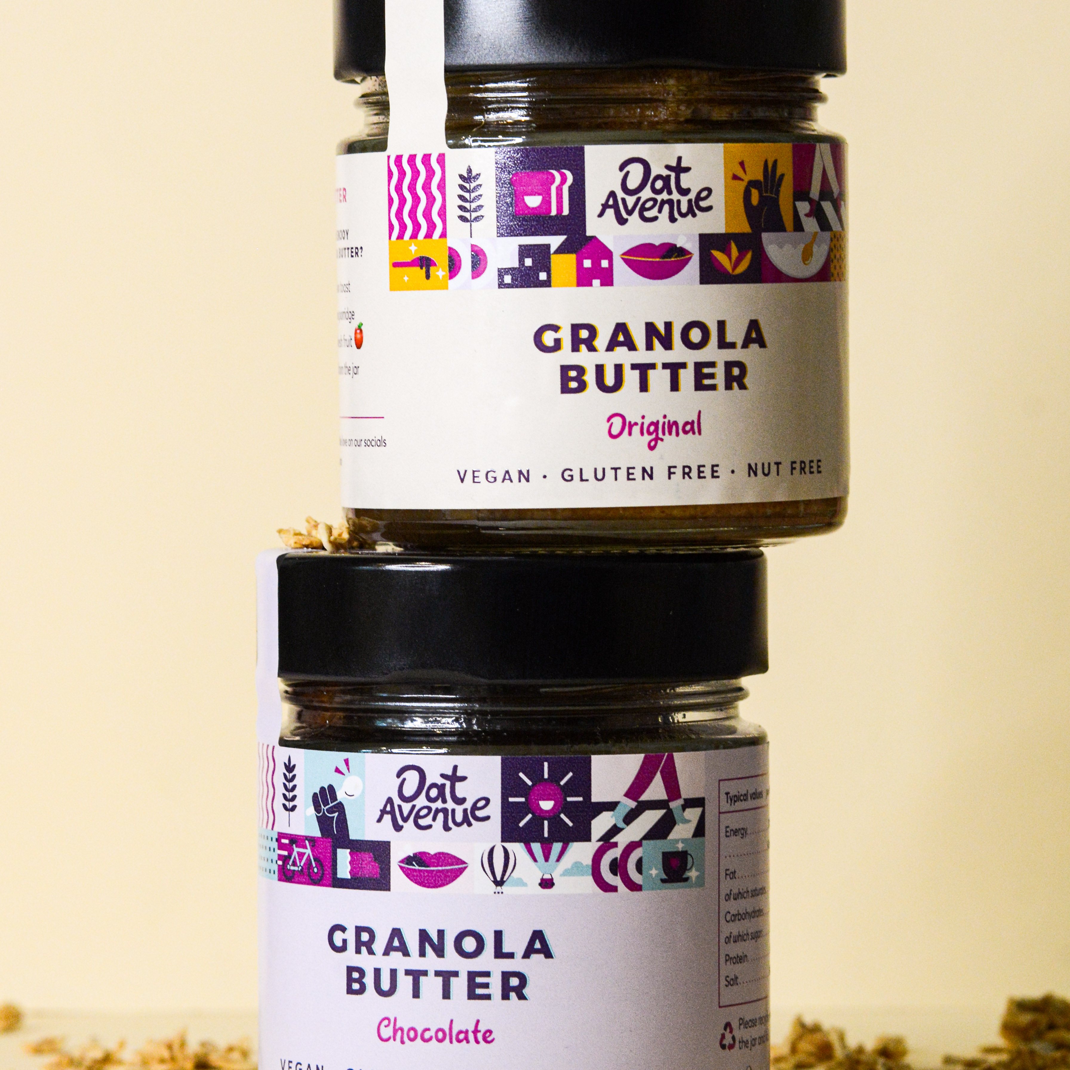 Granola Butter Bundle x 2 jars (Original and Chocolate)