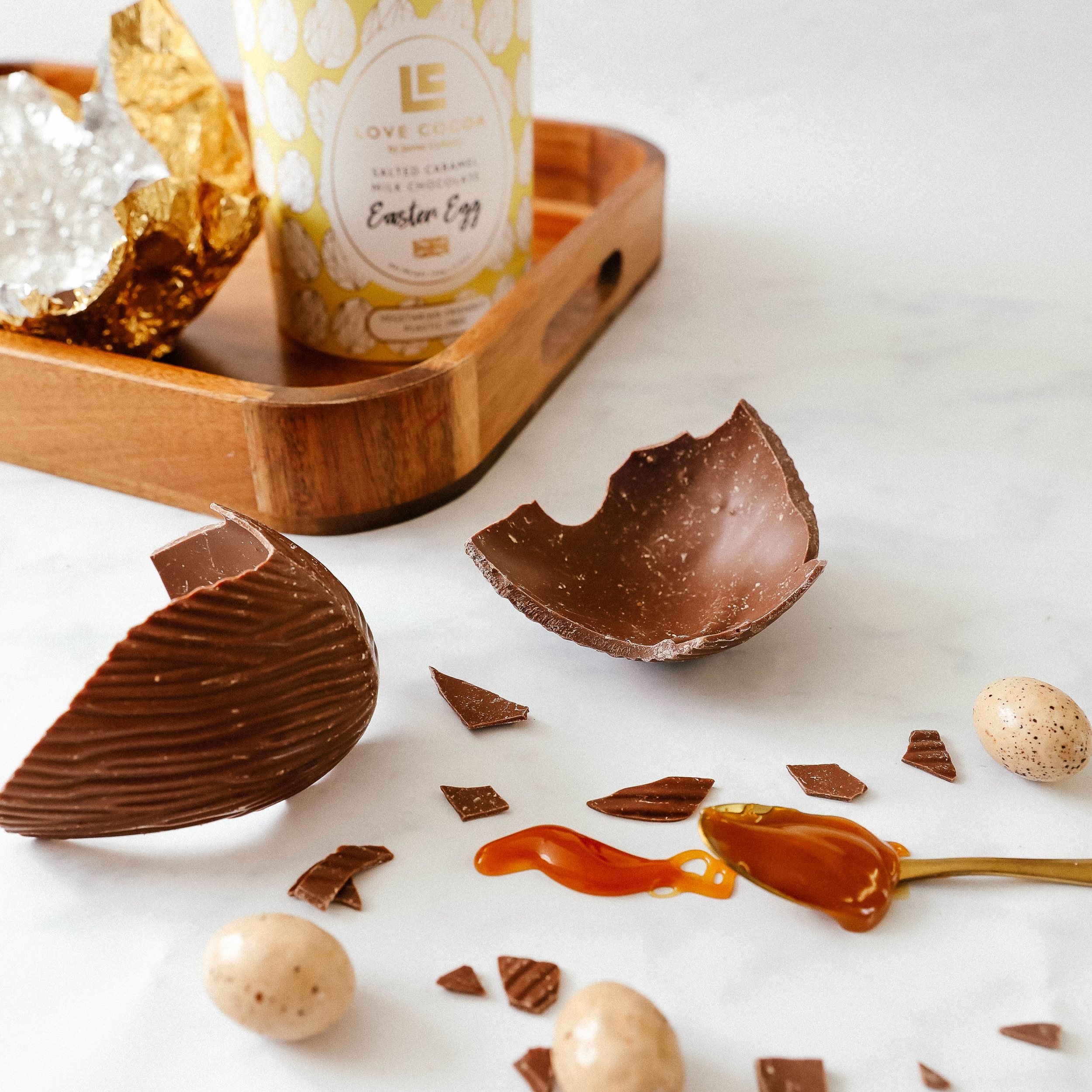 Love Cocoa Salted Caramel Easter Egg