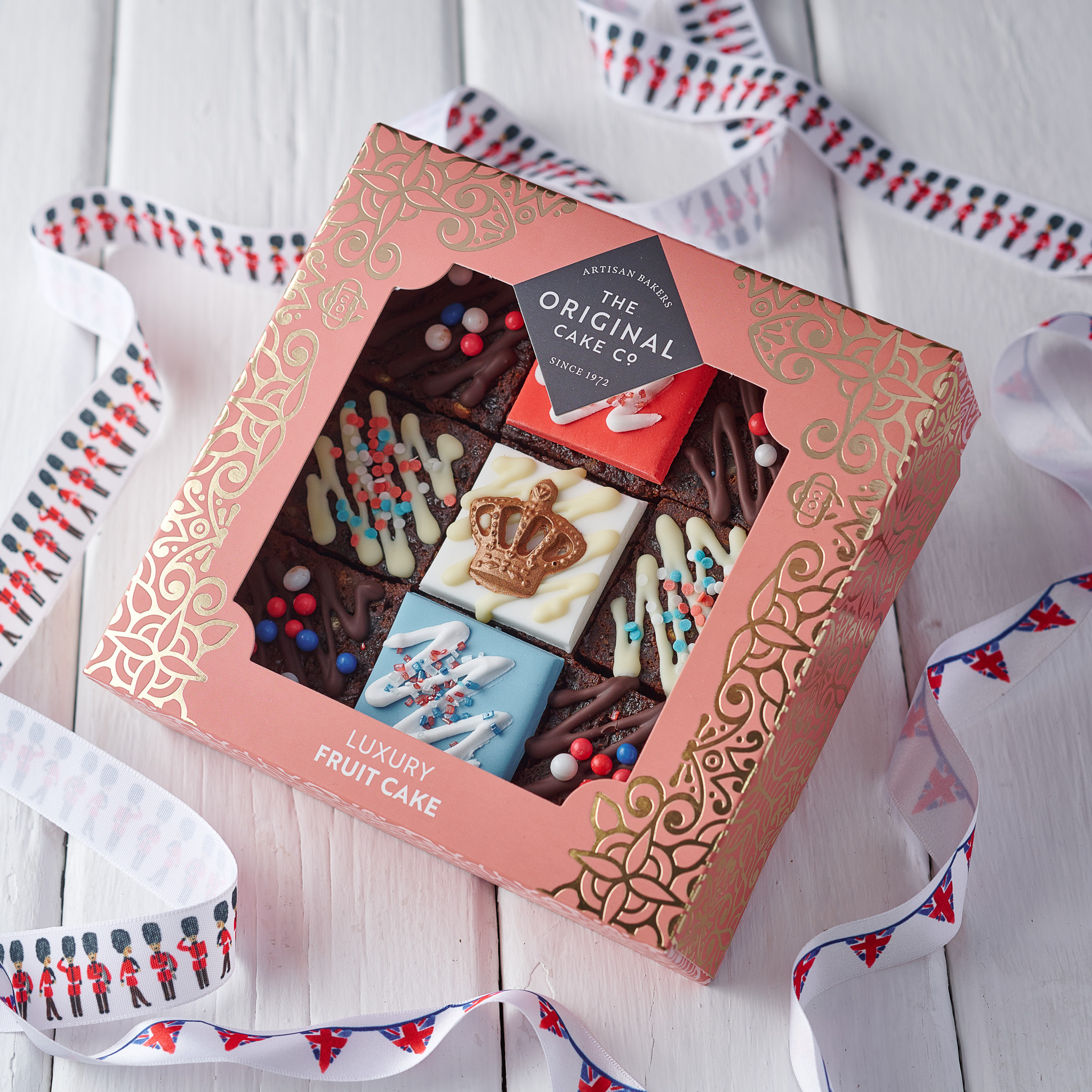 Luxury Coronation Fruit Cake Selection Gift Box