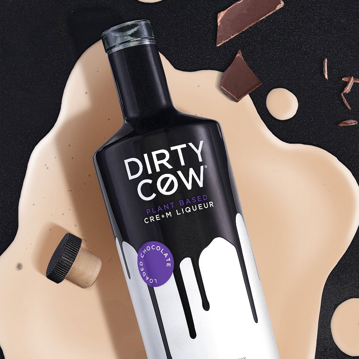 Dirty Cow Cre*m Liqueur Plant Based Dairy Free Vegan Allergen Free