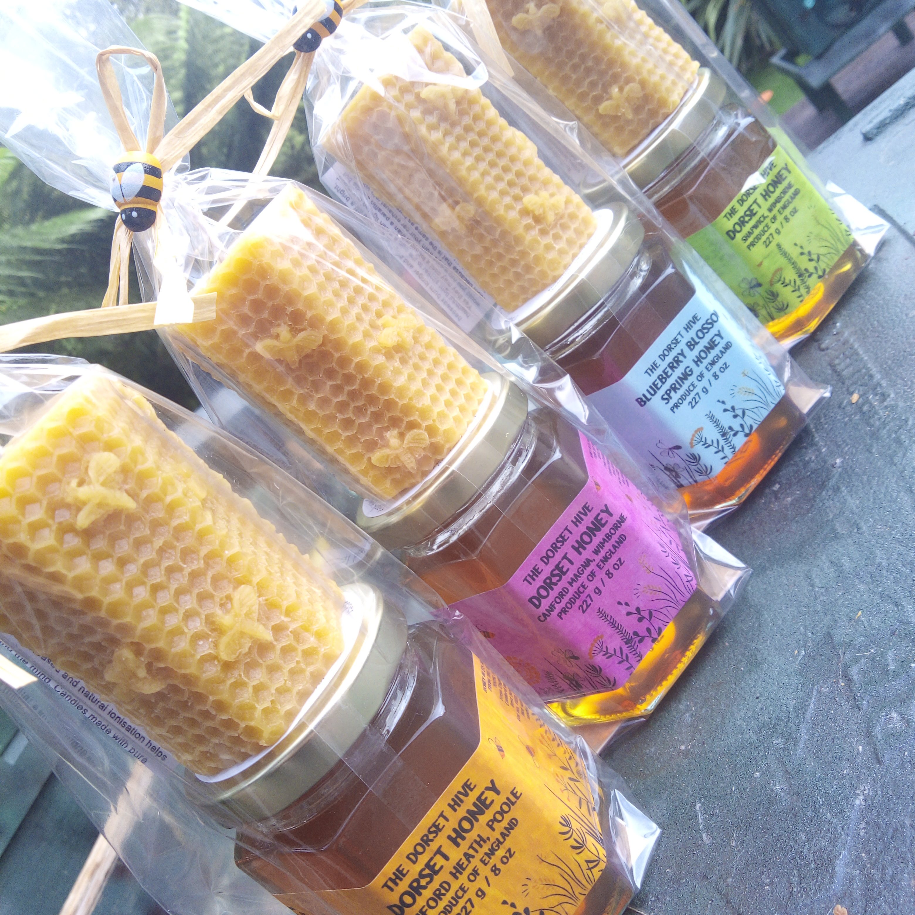 Dorset Honey & Beeswax Candle Gift Set Honey Lovers Gift