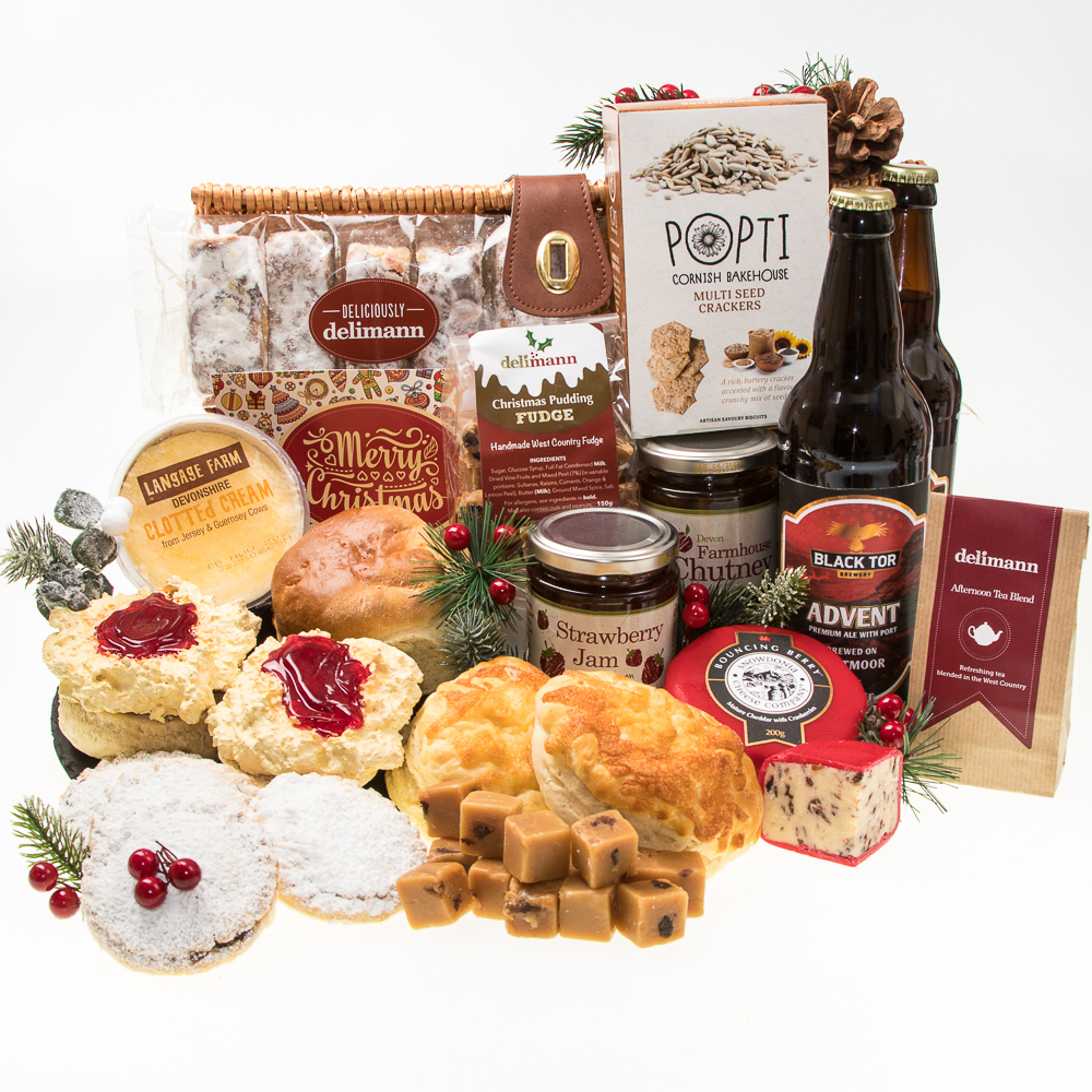 Christmas Sweet & Savoury Afternoon Tea Gift Hamper - Yumbles.com
