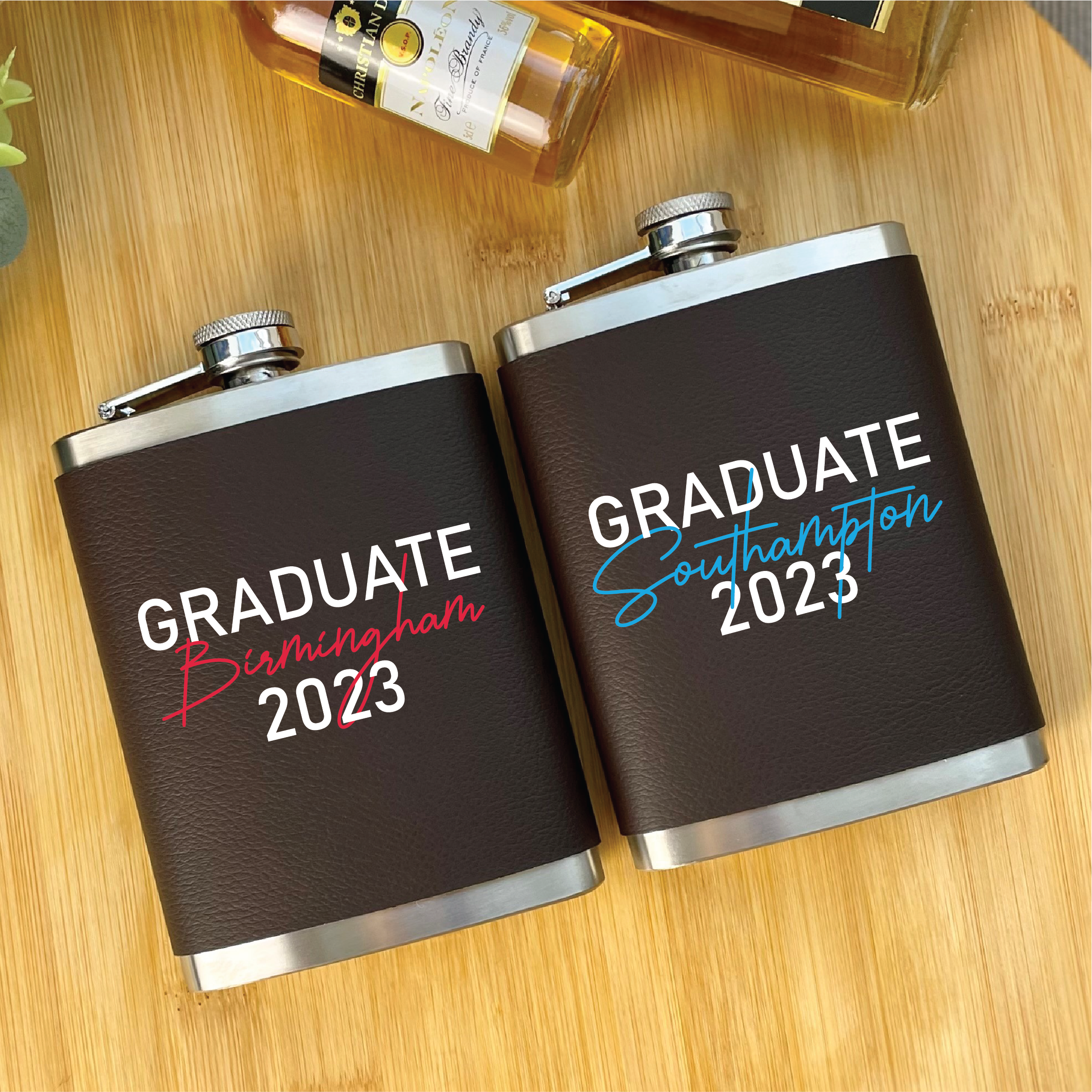 Personalised Graduate Hip Flask - Yumbles.com