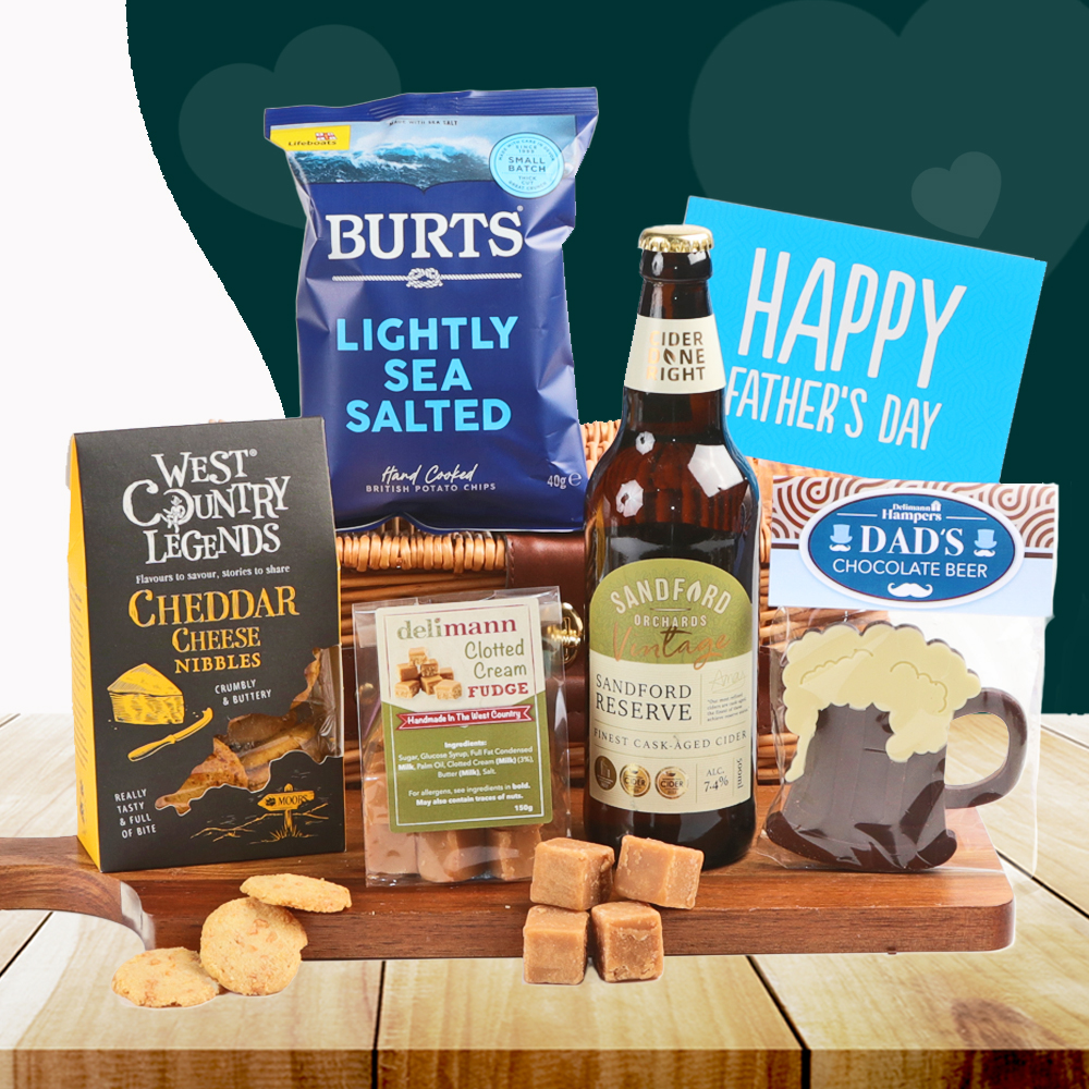 'Cheers to Dad' Gift Hamper — free download