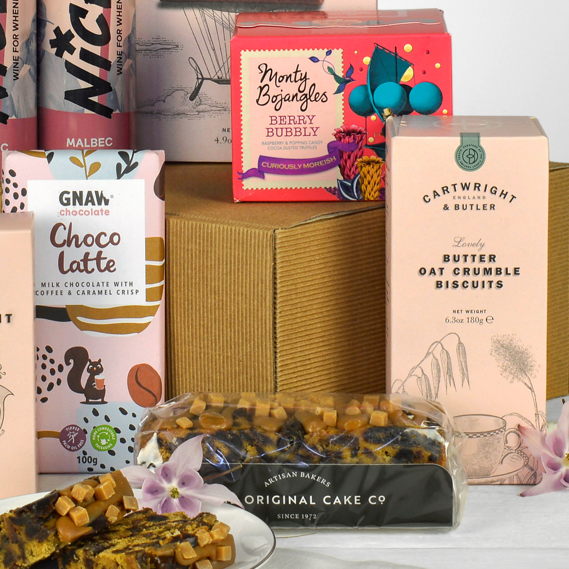 Sustainable Wine and Sweet Treats Eco-friendly Gift Hamper (Plant a ...