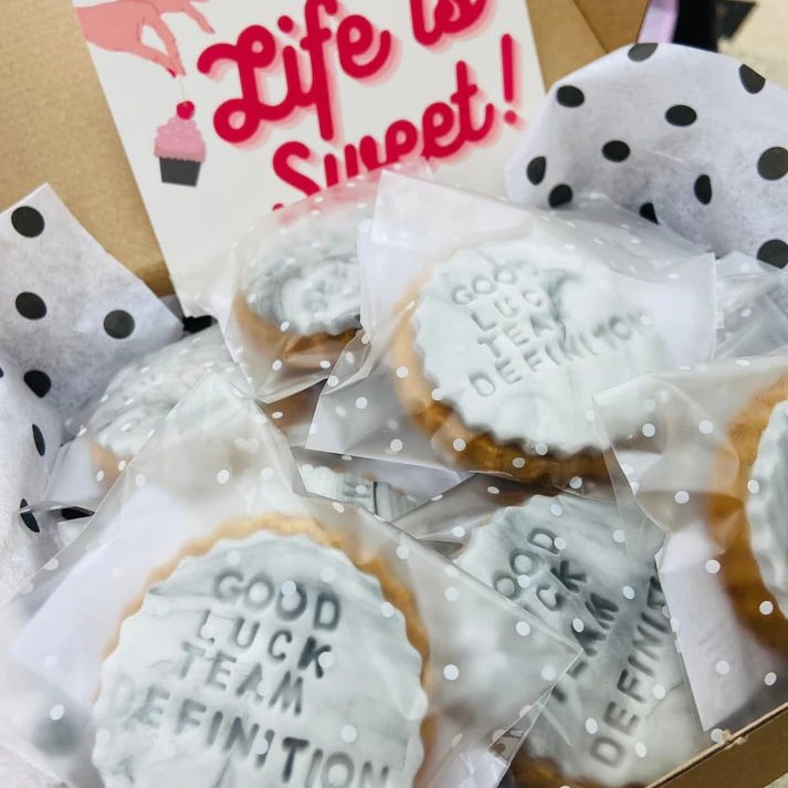 Personalised Custom Message Shortbread Cookie Biscuits Gift Box - 6 or ...