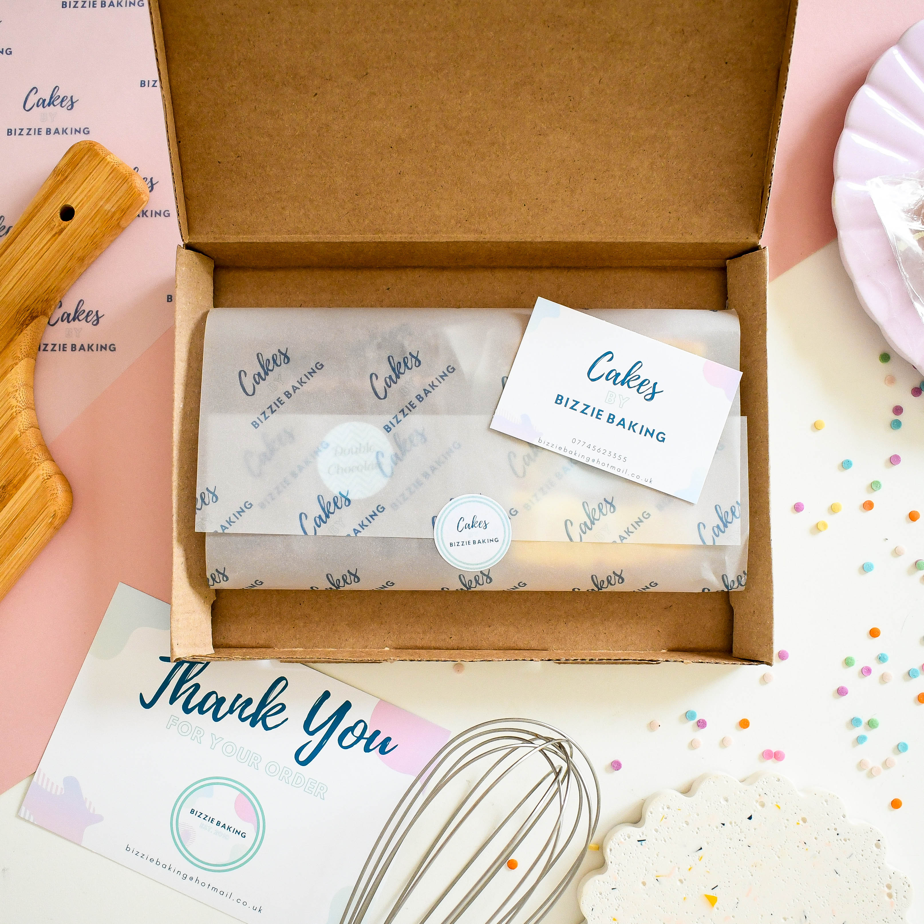 Letterbox Cake Subscription - 2 Homemade Sponge Cake Slices - Yumbles.com