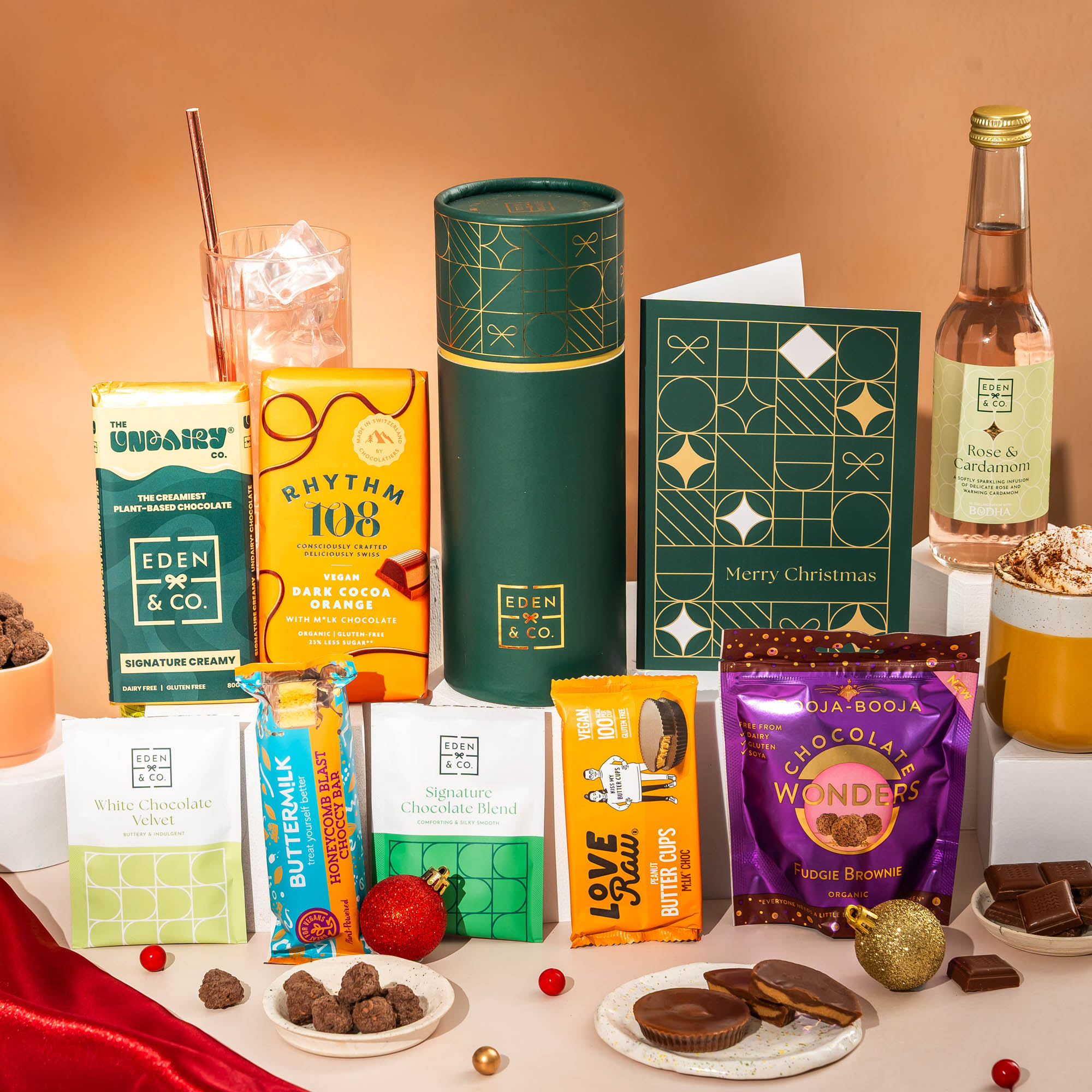 Festive Christmas Chocolate Letterbox Gift, With Gift Card - Alcohol ...