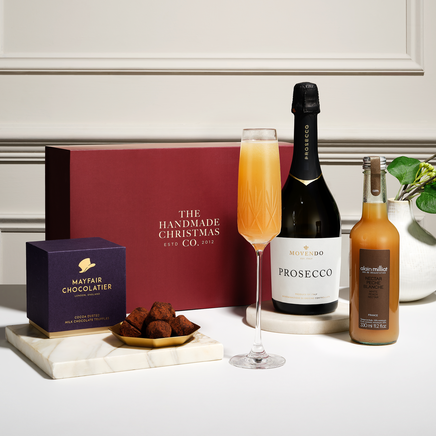 The Bellini And Champagne Truffles Gift Box - Yumbles.com