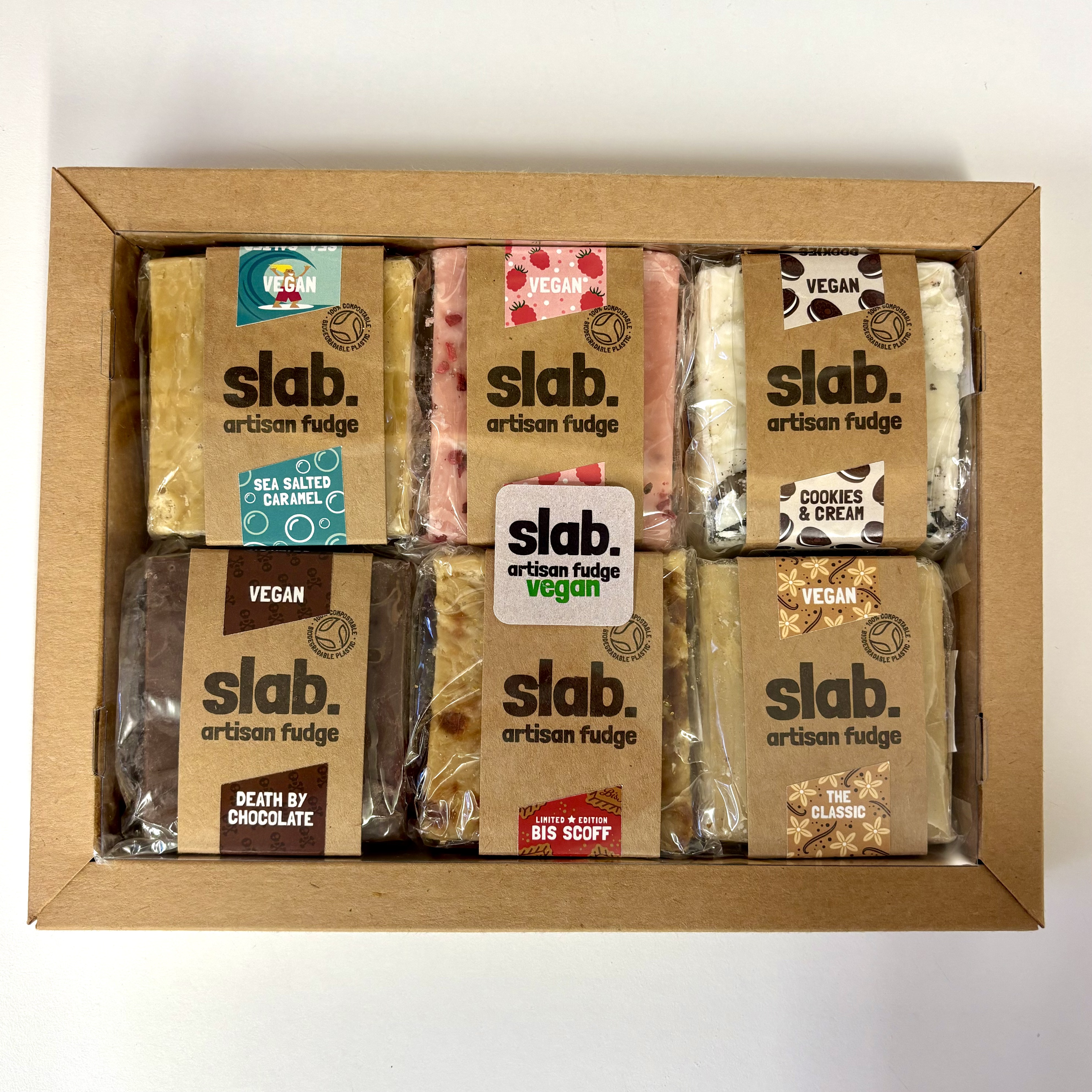 Vegan Fudge Bestsellers - Slab Display Gift Box - Yumbles.com