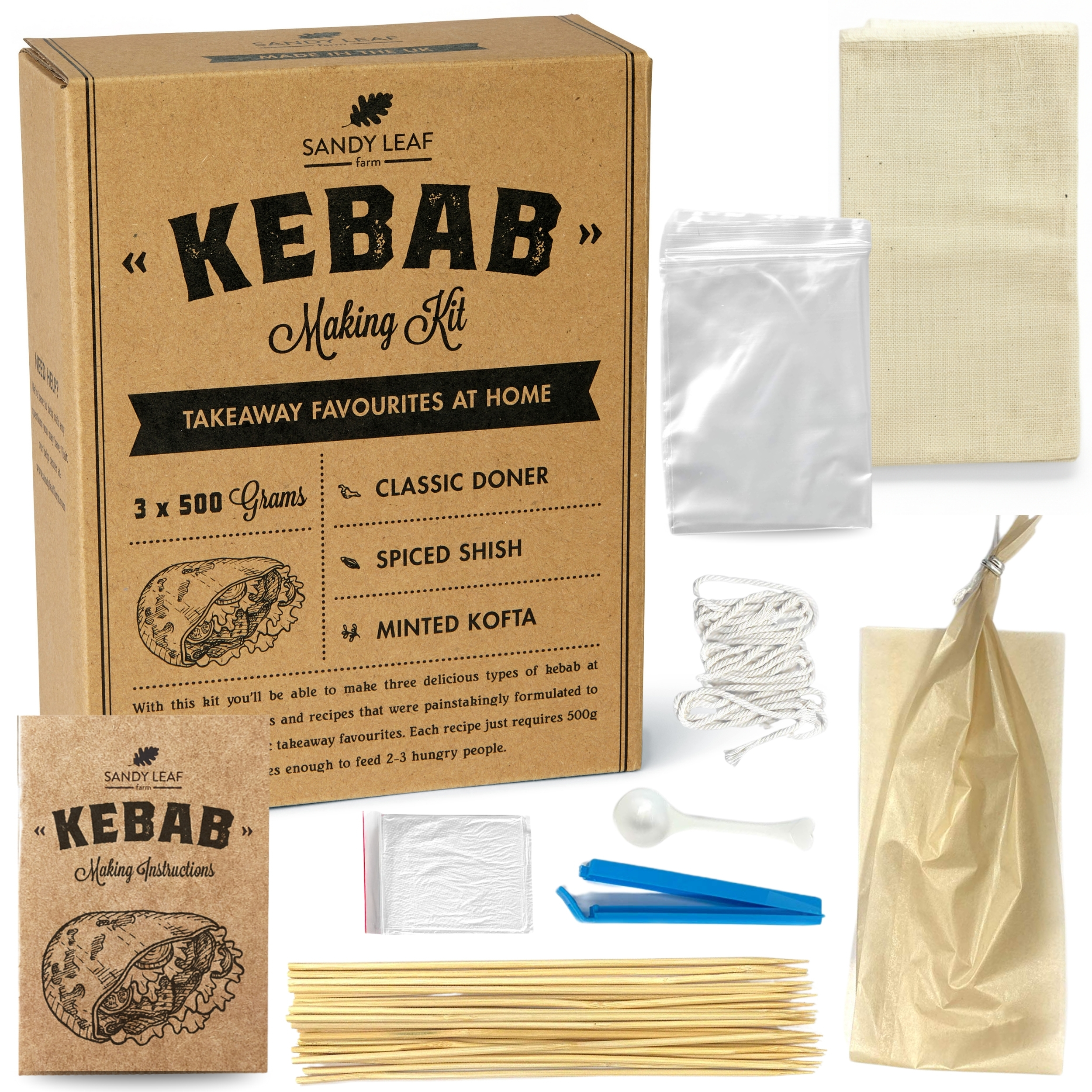 Kebab Making Kit - Make Your Own Doner, Shish and Kofte Bebabs ...