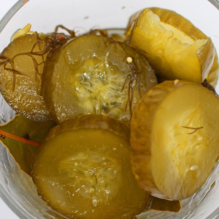 Sticky Gerkin Fermented Sweet Dill Gherkins - Yumbles.com