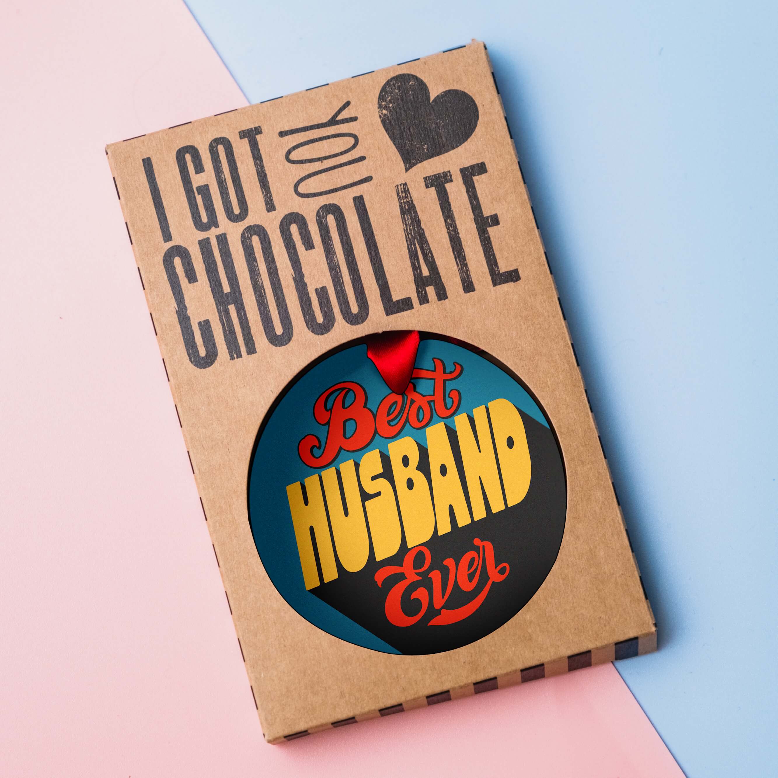 Best Husband Ever Milk Chocolate Medal Valentine's Day Gift for — free download