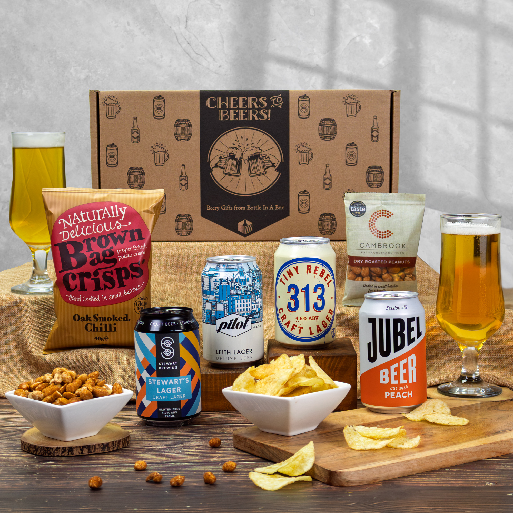 Craft Lager Beer Hamper - Yumbles.com