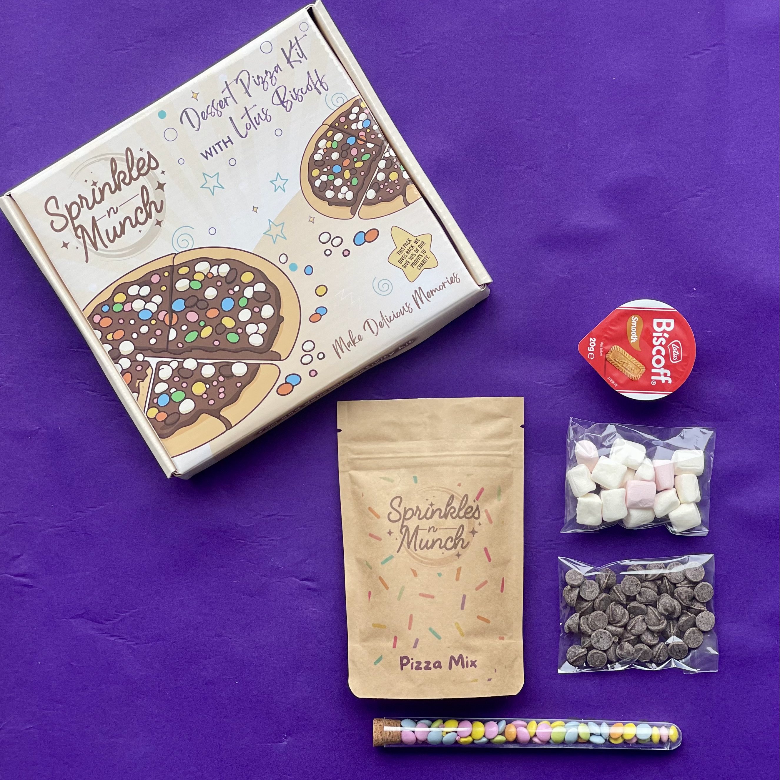 Make Your Own Dessert Pizza Kit - With Biscoff - Fun Letterbox Food ...