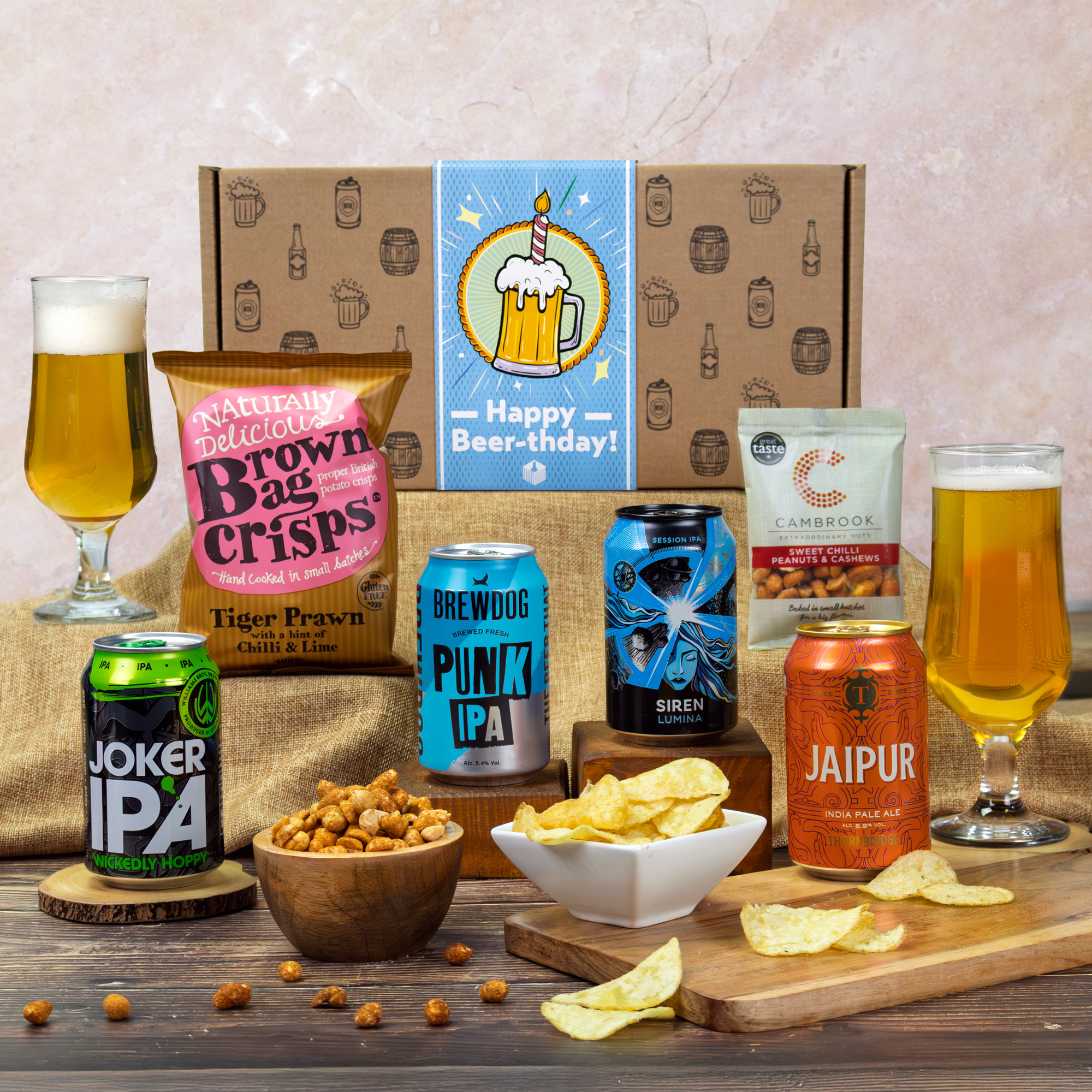 Craft Beer IPA Gift Hamper - Yumbles.com
