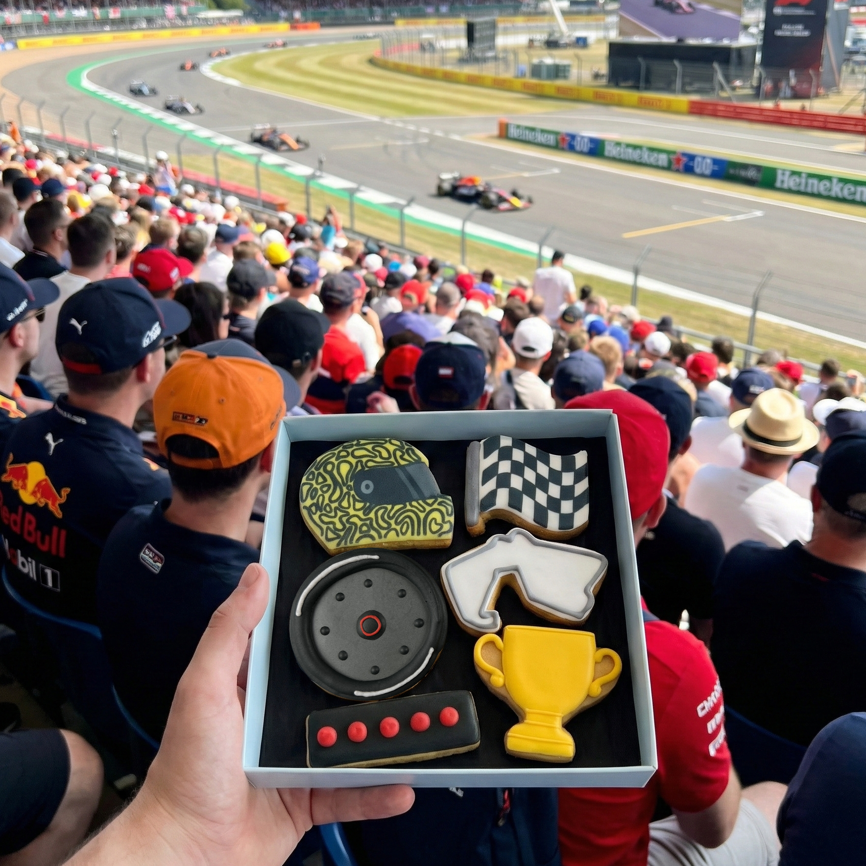 Motor Racing Vanilla Biscuit Box - Yumbles.com