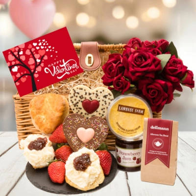 Valentine's Cream Tea Gift Hamper