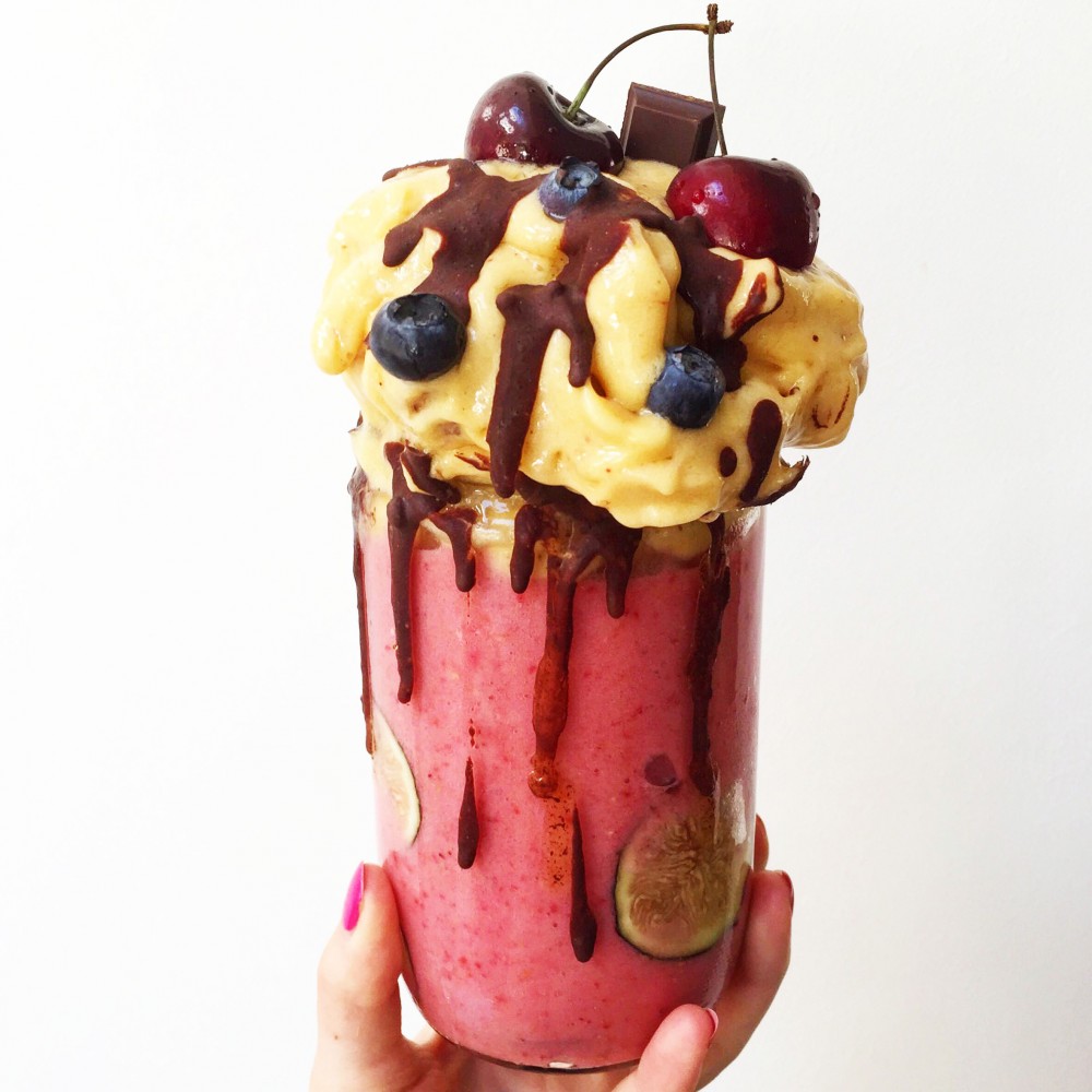 Vegan Mango-Berry Banana Ice Cream