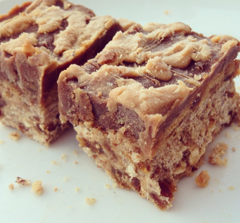 Healthy Caramel Slices