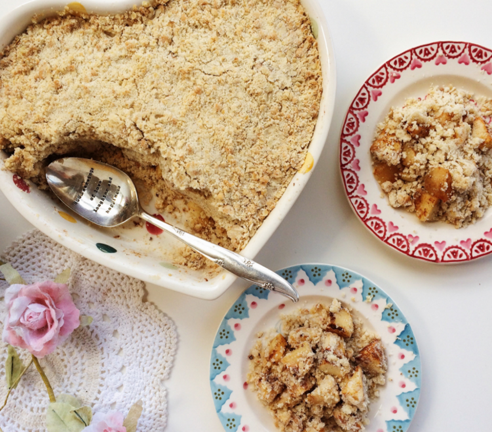 Sugar-Free Apple Crumble