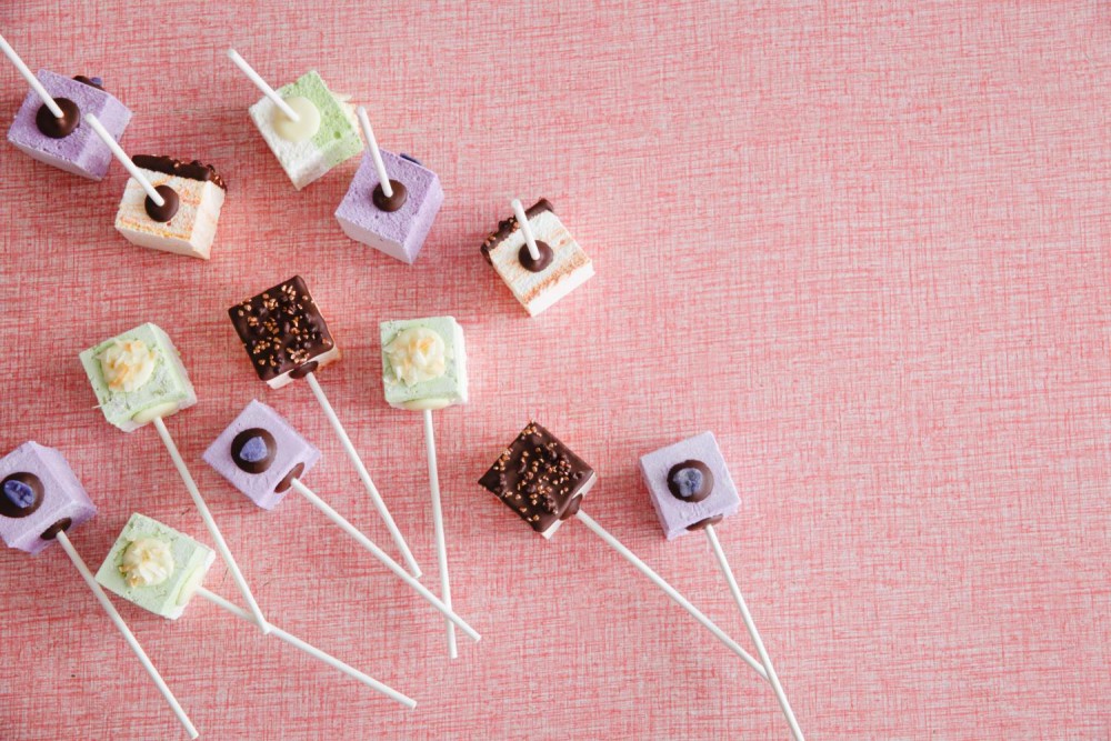 Colourful Gourmet Marshmallow Pops