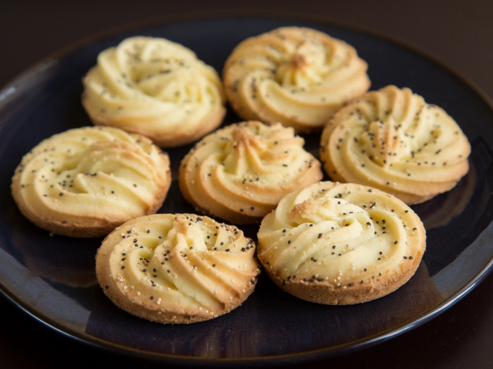 Rose and Cardamom Biscuits