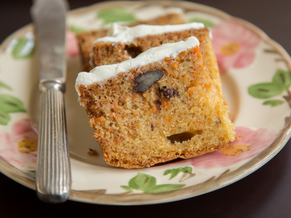 Carrot Cake with Rose and Cumin