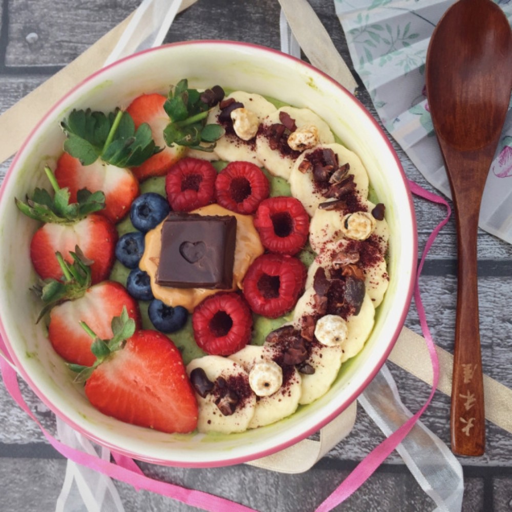 Sweet Matcha Oatmeal