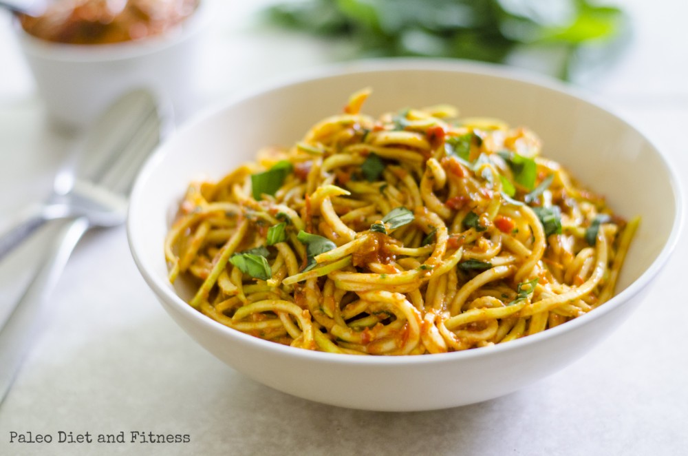 Roasted Red Pepper Pesto & "Pasta"