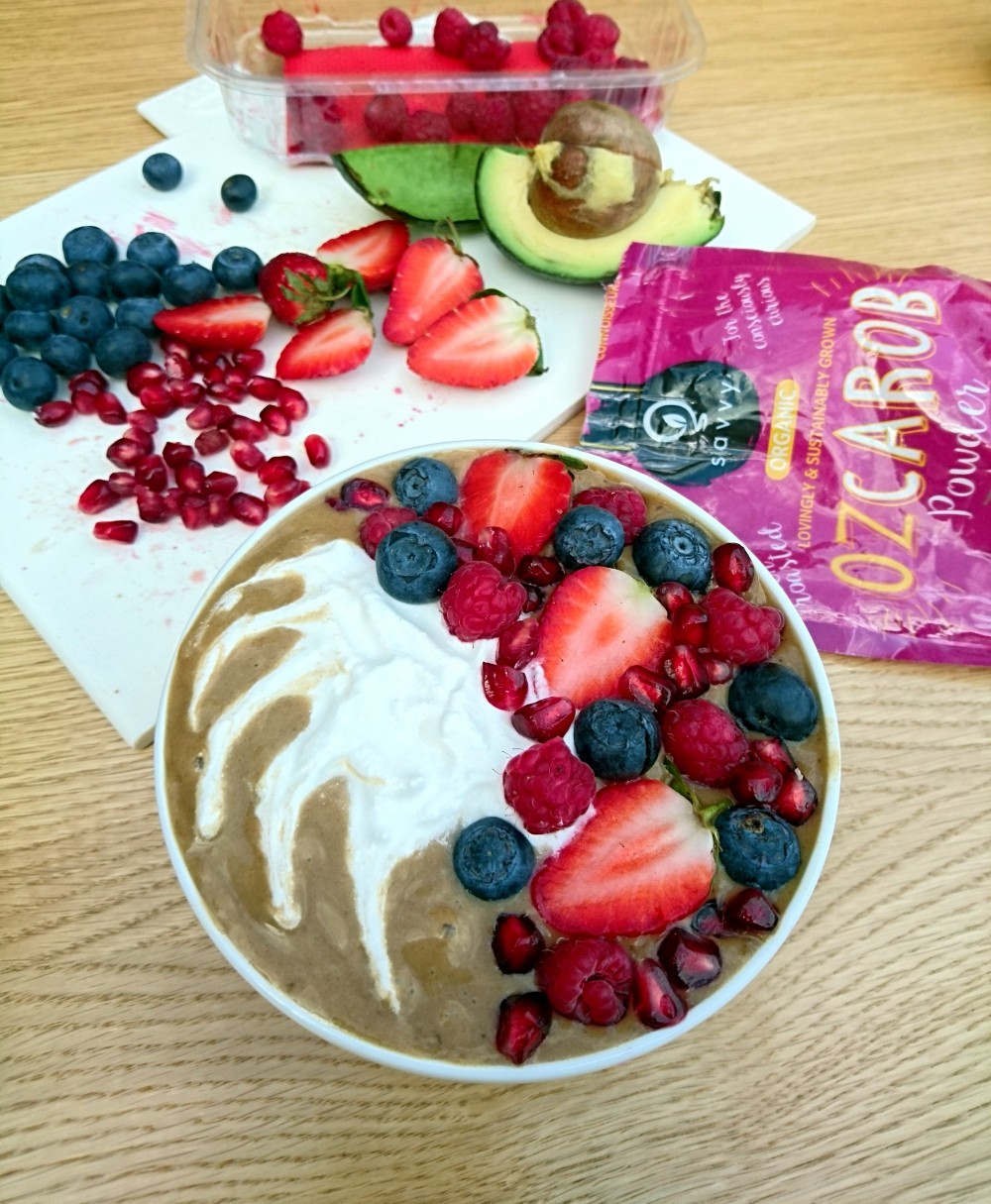 Savvy ABC Smoothie Bowl: Avocado, Banana & Carob