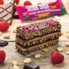 TRIBE Nut Butter Triple Decker - Choc Raspberry Bar - Vegan, Gluten & Dairy Free Bar (12 x 40g)