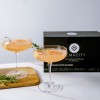 ELEGANT HANDMADE COUPE COCKTAIL GLASSES SET FOR GIN LOVERS