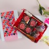 Queen of Hearts' Vegan Brownies Afternoon Tea for Two Gift Box