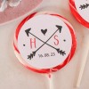 Personalised 'Initials' Giant Wedding Lollipops