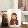 Personalised wine mug