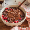 Rich & Creamy Double Chocolate Chip Oats – Packed with Plant-Based Protein and Real Chocolate Chips