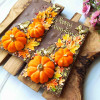 Pumpkin Chocolate Bar, Personalised Autumn Halloween Gift