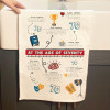 Personalised 70th Birthday Microfibre Tea Towel