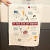 Personalised 80th Birthday Microfibre Tea Towel