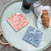 Orange Marble Design Chunky Square Coasters [CLONE]