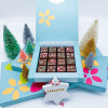 Christmas Mosaic Chocolates in Milk, Dark &amp; White Chocolate