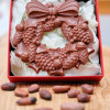 Christmas Wreath Vegan Milk Chocolate Gift