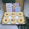 Happy 50th Birthday Biscuits gift